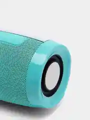 Бирюзовый портативная Bluetooth-колонка со светомузыкой TG-157