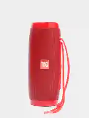 Красный портативная Bluetooth-колонка со светомузыкой TG-157