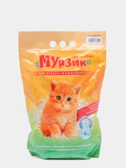 Впитывающий силикагелевый наполнитель Мурзик, 4 л
