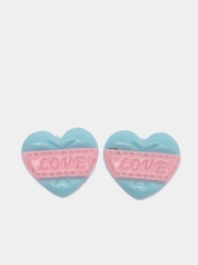 Кабошон "Сердечко Love", 2-8 штук