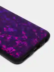 Индиго чехол Huawei Honor 30s, Хуавей Хонор 30с силиконовый, имитация змеиной кожи
