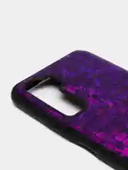 Индиго чехол Huawei Honor 30s, Хуавей Хонор 30с силиконовый, имитация змеиной кожи