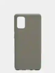 Серый чехол для Samsung Galaxy A71 силиконовый матовый, цветной