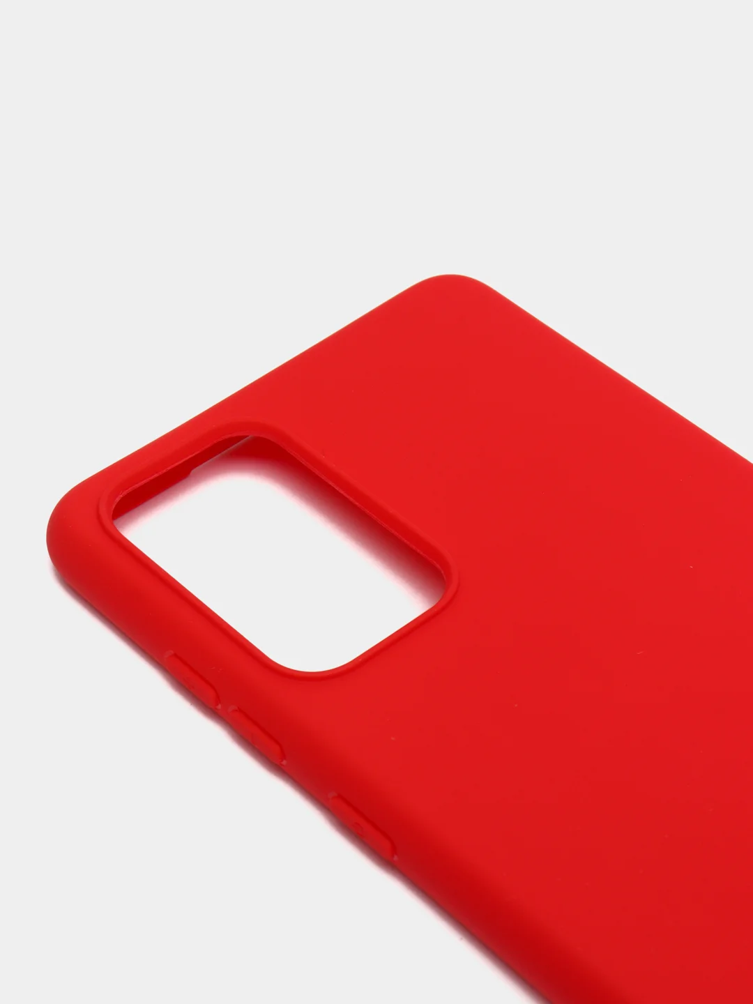 Красный чехол силиконовый для Samsung Galaxy A72 ( Самсунг А72)