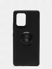 Черный чехол Samsung Galaxy S10 Lite, Галакси С10 Лайт черный силиконовый магнитный с кольцом