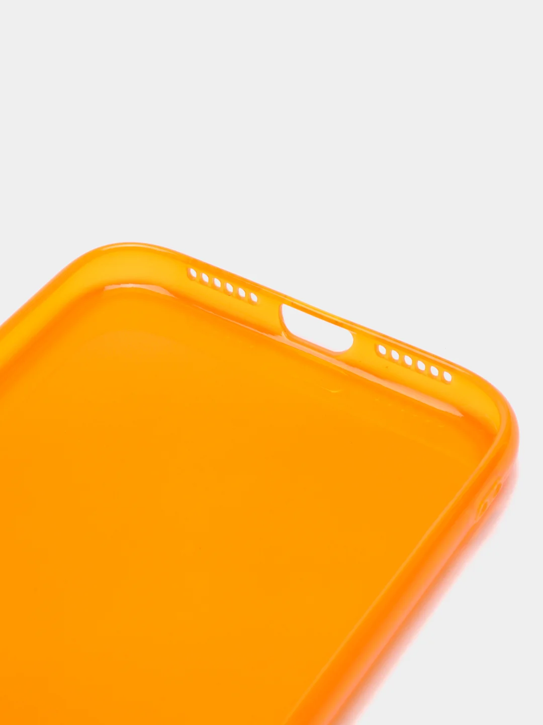 Оранжевый силиконовый чехол для iPhone 11, iPhone 12