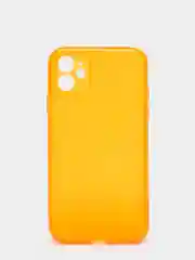 Оранжевый силиконовый чехол для iPhone 11, iPhone 12