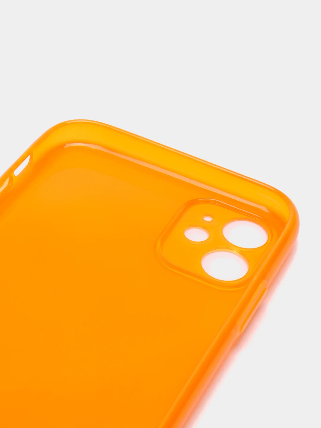 Оранжевый силиконовый чехол для iPhone 11, iPhone 12