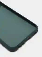 Зеленый чехол силиконовый для Xiaomi Redmi Note 8T ( Редми нот 8т)  с бархатной подкладкой