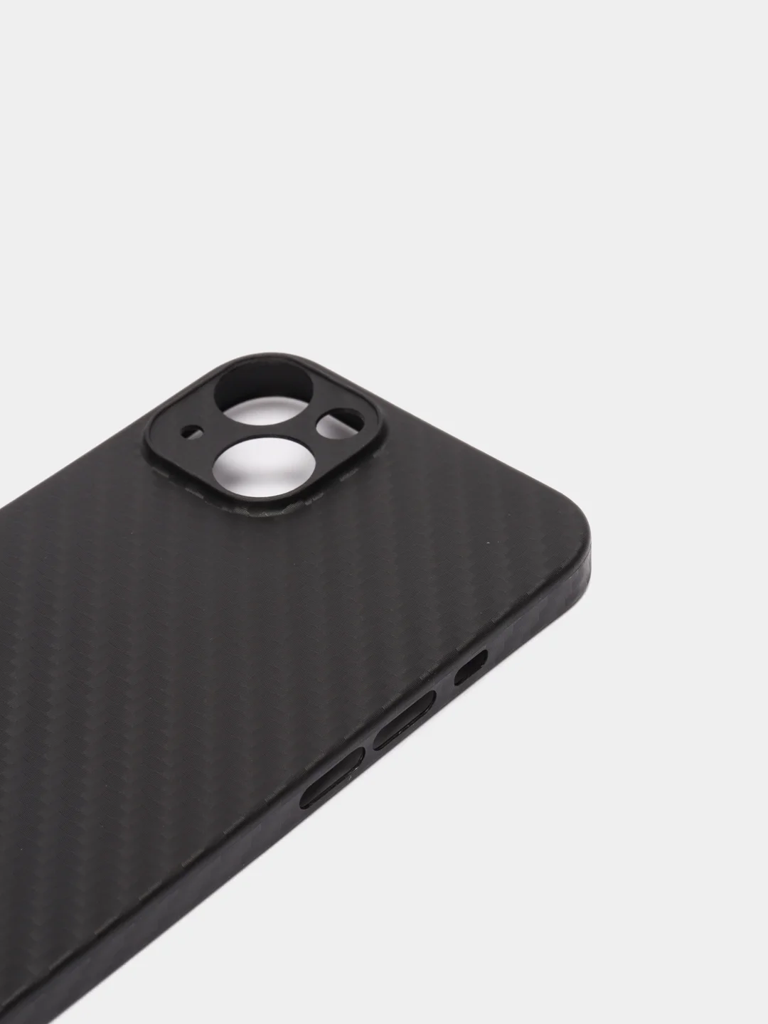 Серебряный тонкий чехол под карбон на Apple iPhone 14, 13, 12, 11 Pro Max Mini, XS, X, XR, 7, 8 plus