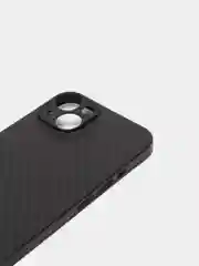 Серебряный тонкий чехол под карбон на Apple iPhone 14, 13, 12, 11 Pro Max Mini, XS, X, XR, 7, 8 plus