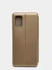Золотой чехол книжка Samsung Galaxy A71, Самсунг Галакси А71