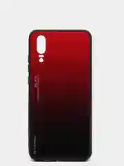 Коричневый градиентный чехол из закалённого стекла для Huawei P20