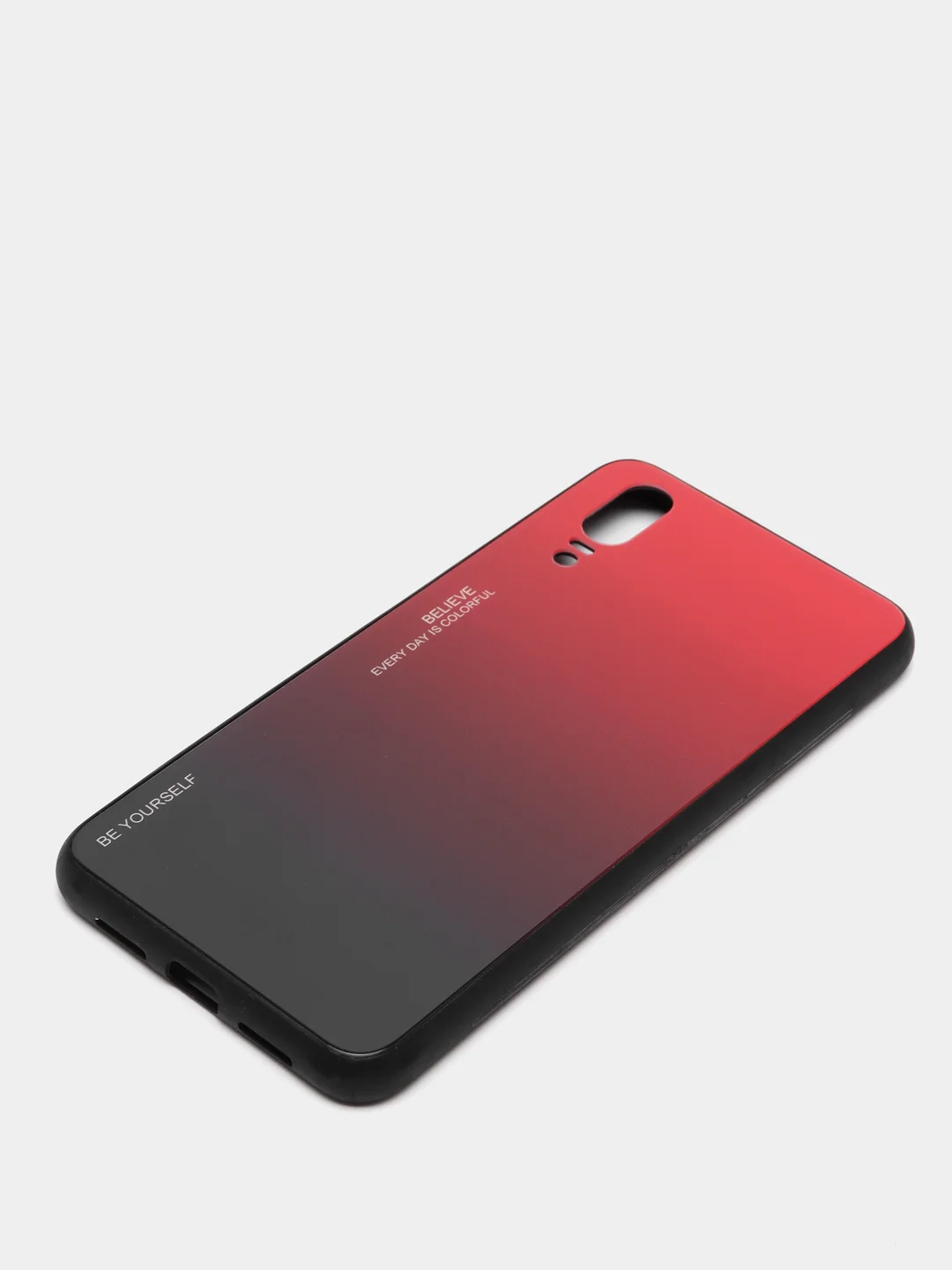 Коричневый градиентный чехол из закалённого стекла для Huawei P20