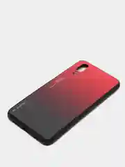 Коричневый градиентный чехол из закалённого стекла для Huawei P20