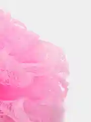 Розовый мочалка шар