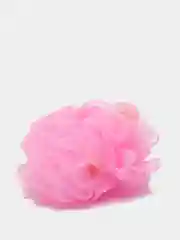 Розовый мочалка шар