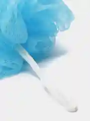 Голубой мочалка шар