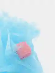 Голубой мочалка шар