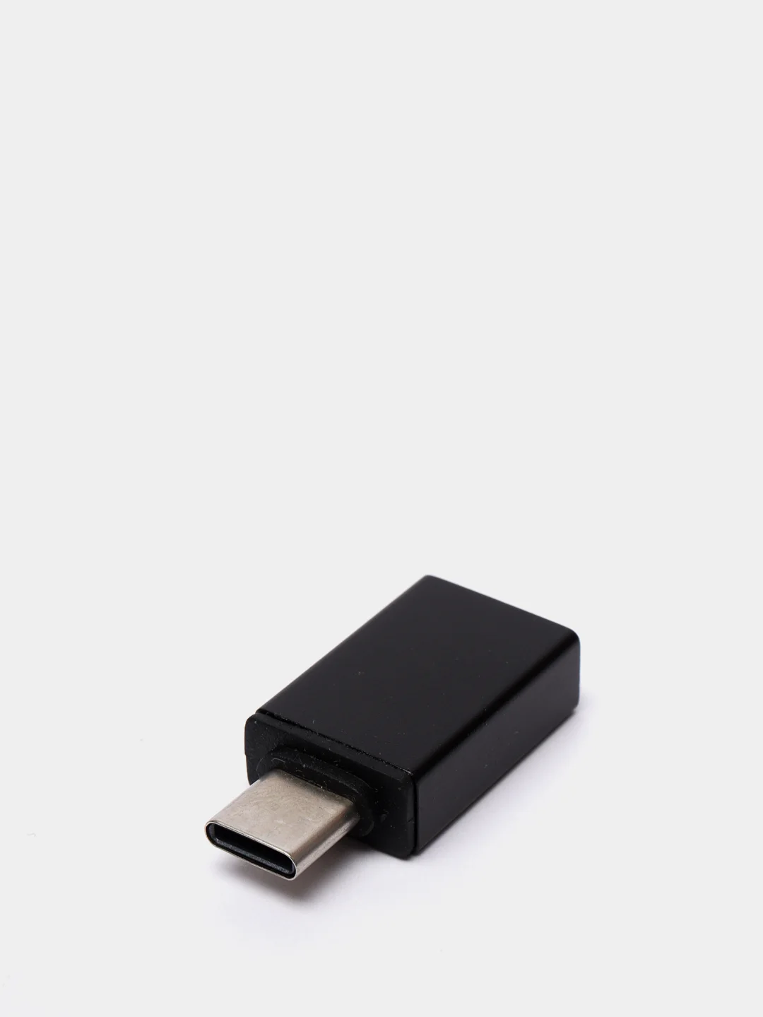 Черный otg переходник Type-C на USB