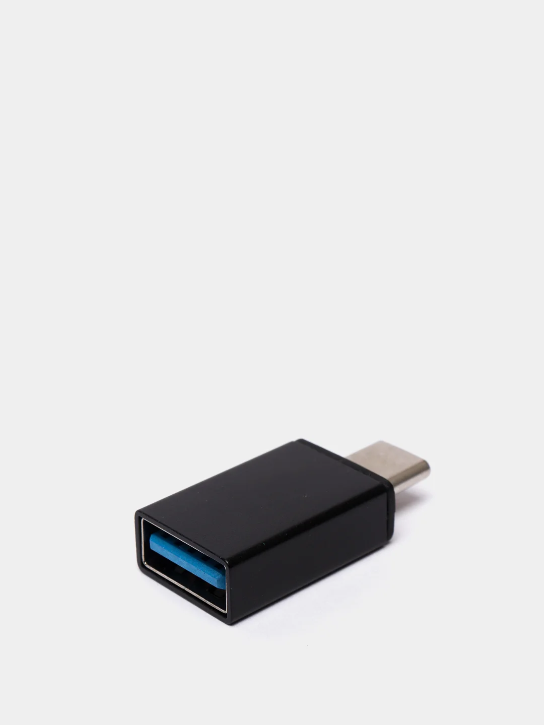 Черный otg переходник Type-C на USB
