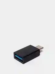 Черный otg переходник Type-C на USB