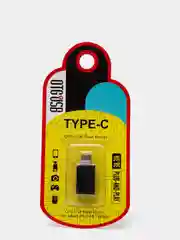 Черный otg переходник Type-C на USB