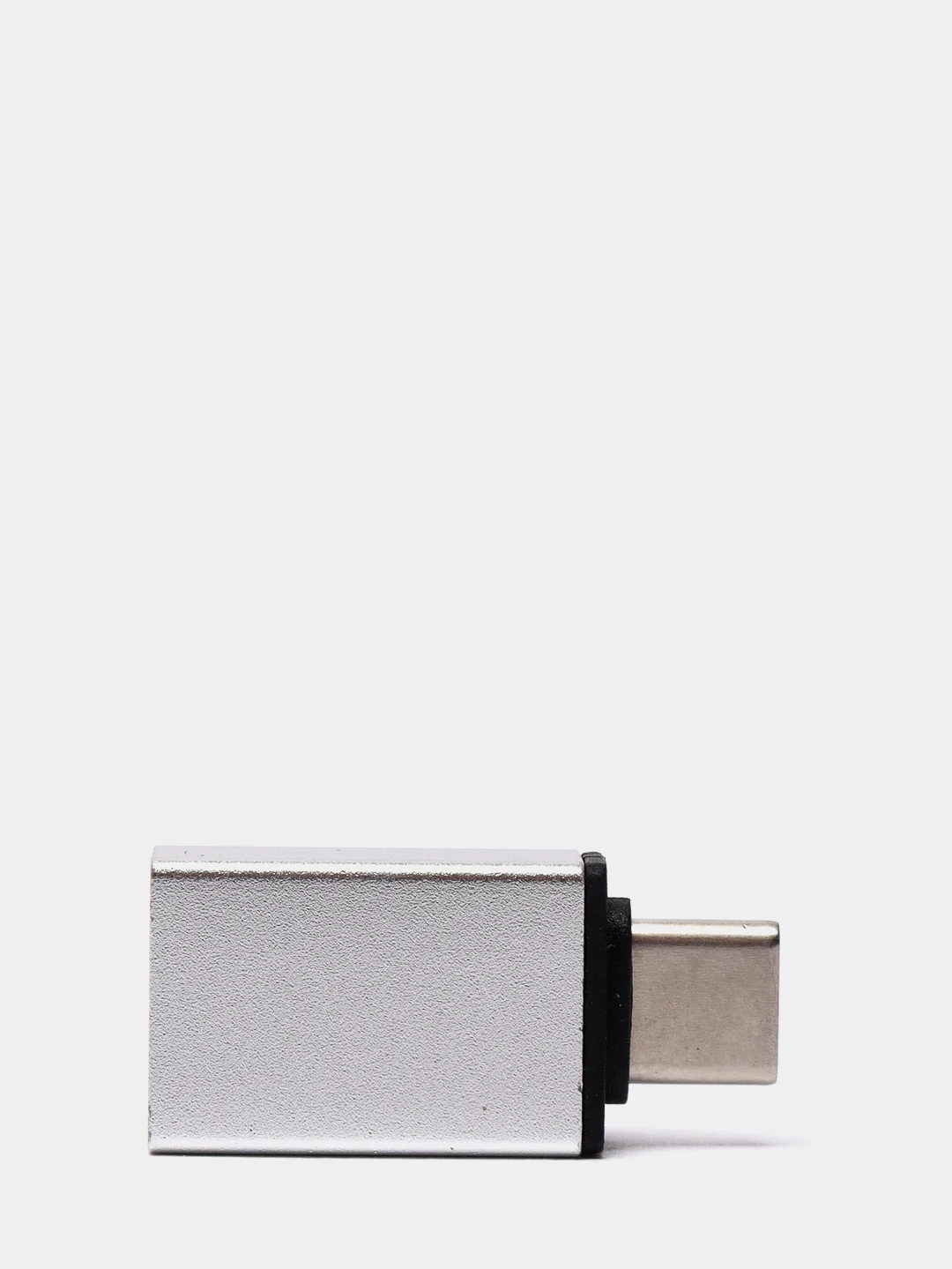 Серебряный otg переходник Type-C на USB