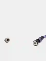 Фиолетовый usb кабель Charget магнитный для заряда смартфона 2.4 А+коннектор micro, type c, lightning