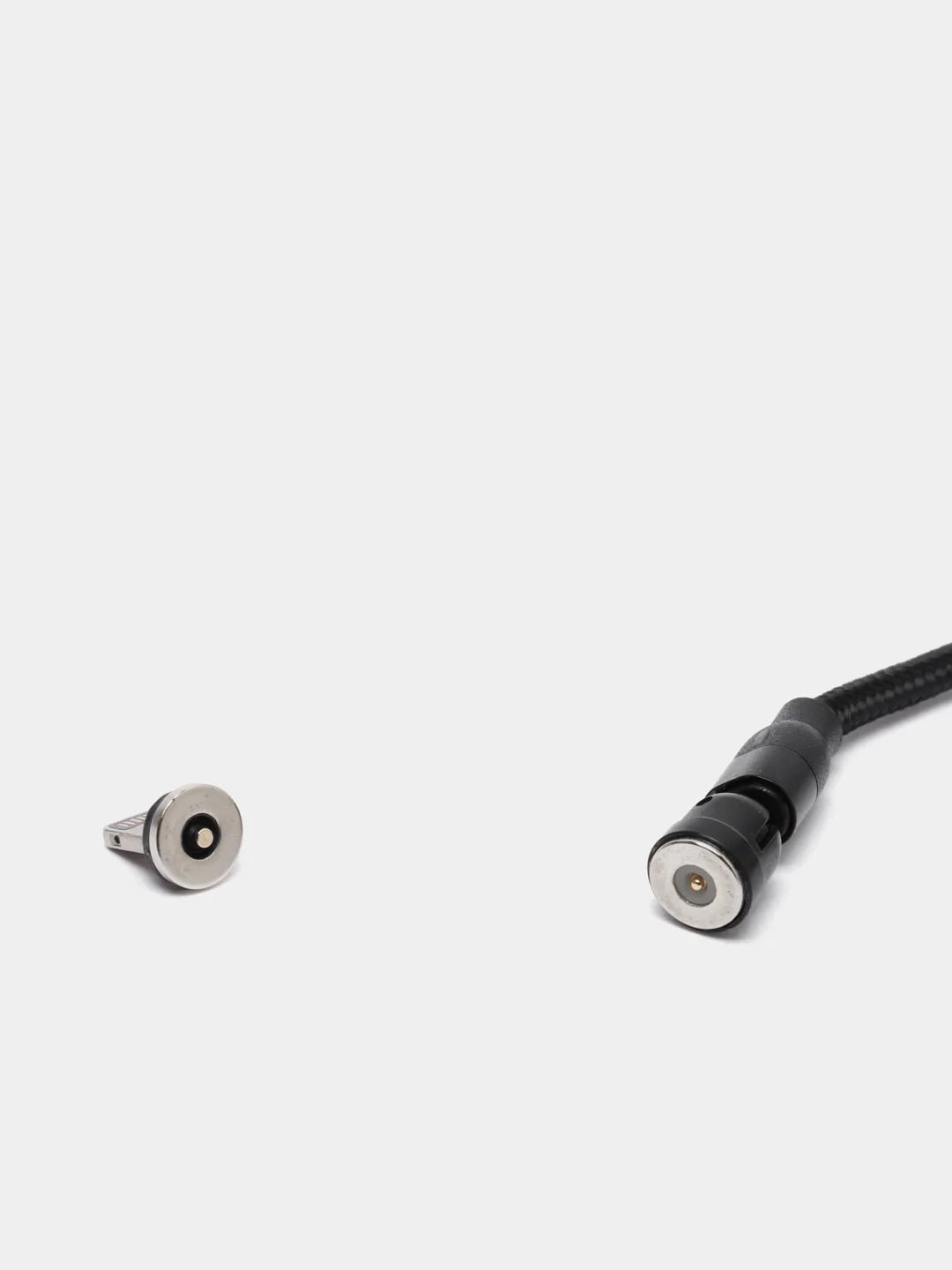 Черный usb кабель Charget магнитный для заряда смартфона 2.4 А+коннектор micro, type c, lightning