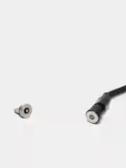 Черный usb кабель Charget магнитный для заряда смартфона 2.4 А+коннектор micro, type c, lightning