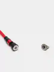 Красный usb кабель Charget магнитный 2-х метровый для зарядки, 2,4 A поворотный micro, type c, ios