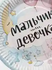 Бумажная посуда "Мальчик или Девочка?"