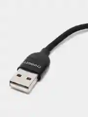Черный usb кабель Charget магнитный 2-х метровый для зарядки, 2,4 A поворотный micro, type c, ios