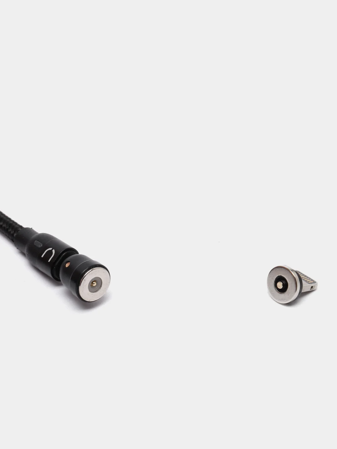 Черный usb кабель Charget магнитный 2-х метровый для зарядки, 2,4 A поворотный micro, type c, ios