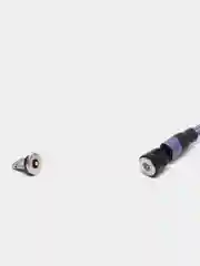 Фиолетовый usb кабель Charget магнитный 2-х метровый для зарядки, 2,4 A поворотный micro, type c, ios
