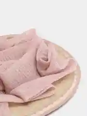 Розовый мочалка варежка "Массажная"