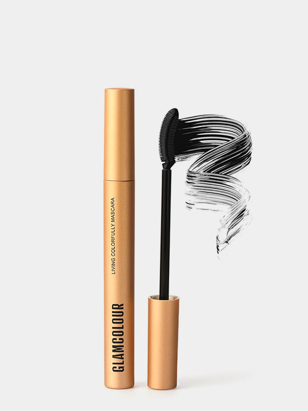 Бордовый цветная тушь для ресниц Glamcolor с эффектом разделения и объема, водостойкая