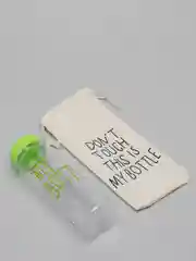 Зеленый бутылка для воды My Bottle в мешке, 500 мл