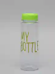 Зеленый бутылка для воды My Bottle в мешке, 500 мл