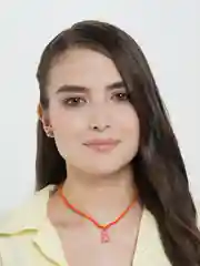 Красный ожерелье из бисера с медвежонком kpop