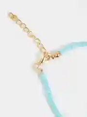 Голубой ожерелье из бисера с медвежонком kpop