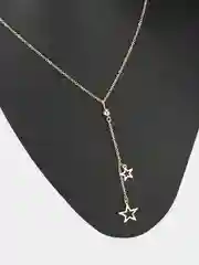 Золотой цепочка на шею с подвеской в виде Звезд, под золото
