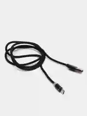 USB кабель в нейлоновой оплетке с магнитным разъемом. Длина 1 метр