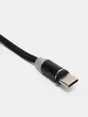 USB кабель в нейлоновой оплетке с магнитным разъемом. Длина 1 метр