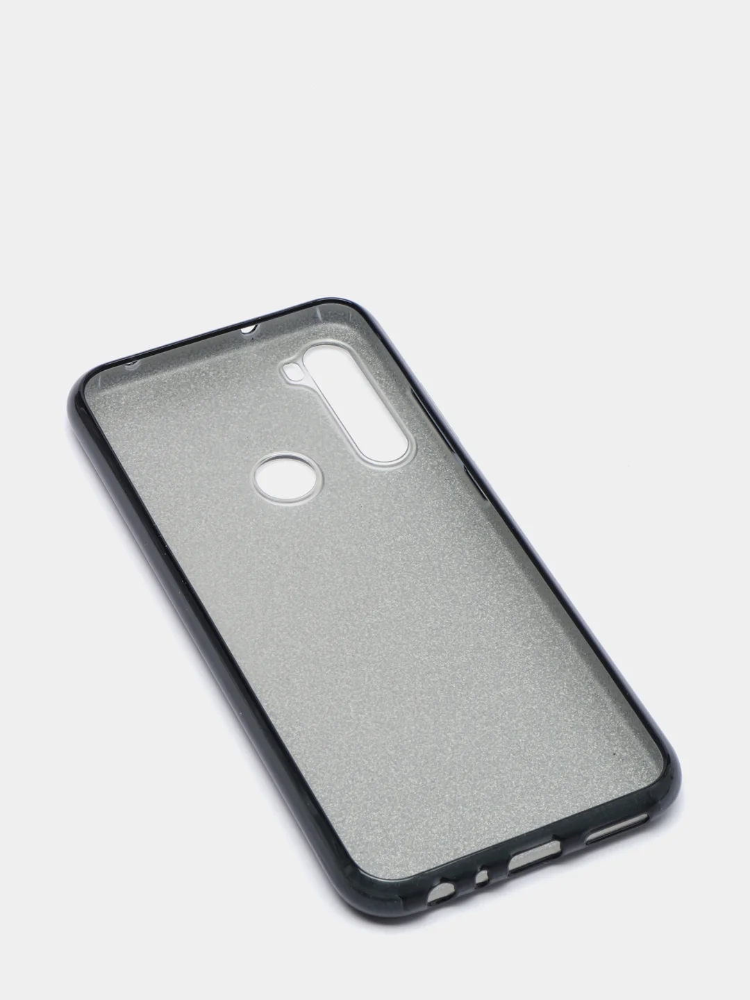 Угольный чехол блестящий Xiaomi Redmi Note 8T, накладка c блёстками Редми Нот 8Т