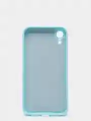 Ледяной чехол для iPhone XR матовый силиконовый с закрытым низом и бархатом внутри