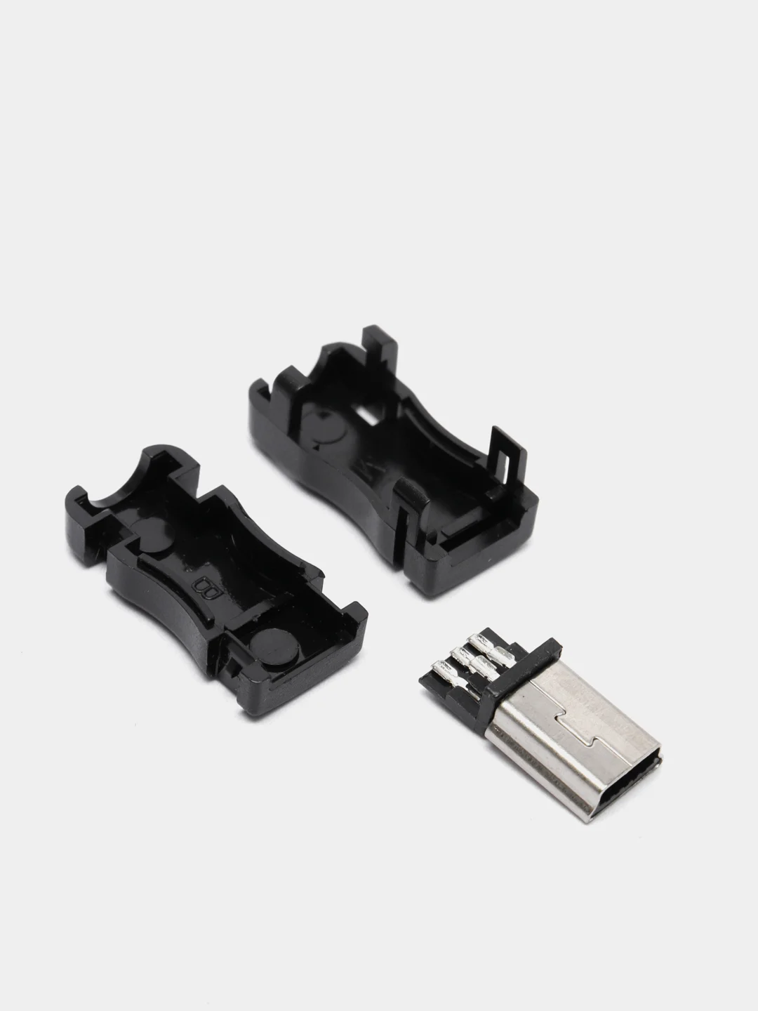 Разъем Mini USB папа 5 пин, под пайку, 2 штуки
