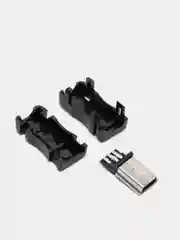 Разъем Mini USB папа 5 пин, под пайку, 2 штуки