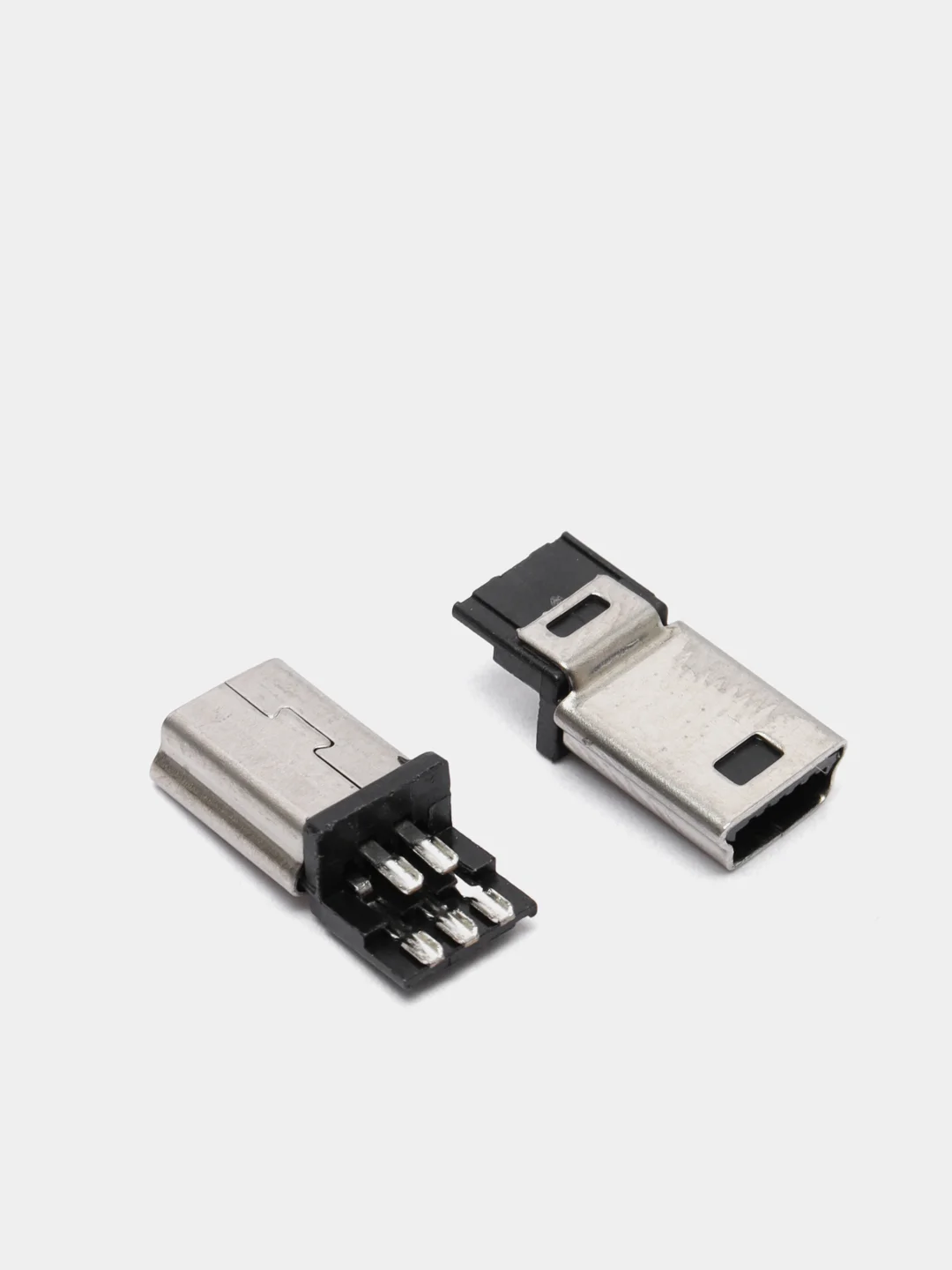 Разъем Mini USB папа 5 пин, под пайку, 2 штуки